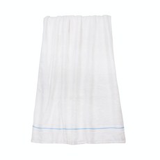竹纖維加厚吸水浴巾, 竹纖維波浪浴巾白色 80*160cm, 1個