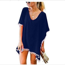 커버업 휴가 휴양 빅사이즈 체형 여름 여성 랩