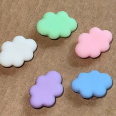 구름모양 신발장식 슈즈참 어린이 아동 유아 운동화 샌들 꾸미기 액세서리 파스텔