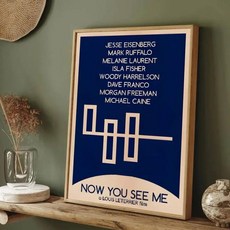 인사이시블 영화 나우 닷 포스터 셀프 접착 아트 방수 종이 스티커 하우스 룸 해변, 4. z9