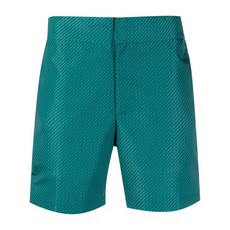 프레스코볼카리오카 페페 프린트 클래식 스윔 쇼츠, 그린계열