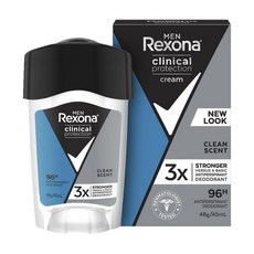 렉소나 남성 발한억제 클린 센트 데오드란트 스틱 45ml Rexona Men Clinical Protection, 0, 1개, 45g