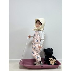 아동 키즈 패딩 스키 멜빵 스키복 (9호)