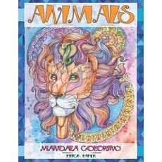 Mandala Coloring Thick paper - Animals Paperback, Independently Published