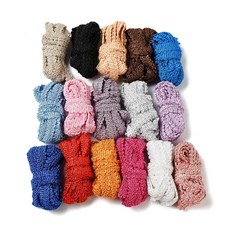 자수 레이스 트림 튤 오픈워크 레이스 민족풍 트림 DIY 의상 장식 웨딩, 1개, 혼색