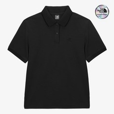 노스페이스 NT7PS43A 여성 와플 반팔 폴로 BLACK YYI928 WNX741