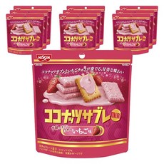 NISSIN 日清 迷你椰香脆餅 草莓口味, 10個, 29g