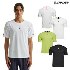 스파이더 공용 러닝 프로웹 반팔 티셔츠 SPHMCNRS232U JRH553 NDP367