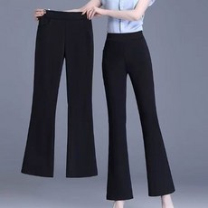 부츠컷 여름 팬츠 가을 밴딩 스판 바지 여성 여자 슬랙스