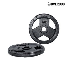 오버독 경량주물원판 (경량봉용), 경량봉용원판, 2개, 5kg