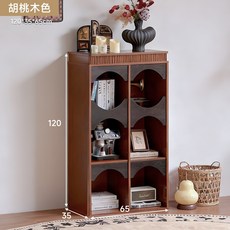 客廳多層一體書架, 豎型藏書殿六格高款:拼接結構