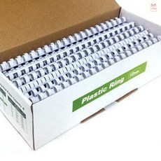 온지니엘 플라스틱링10mm 흑색 100개입 제본플라스틱링