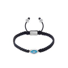 니알라야주얼리 이블 아이 참 브레이디드 브레이슬릿