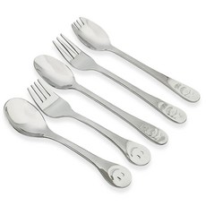 상일 (스마일 곰돌이 스푼 포크 모음) 스텐 유아 아동 won+5034jr, (스마일)스푼1p