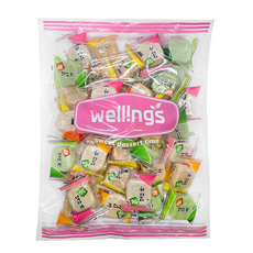 웰링스 대용량 과자 스낵 찹쌀 쑥 밤 미니 종합 모나카 450g 어르신 부모님 선물 옛날과자, 1개