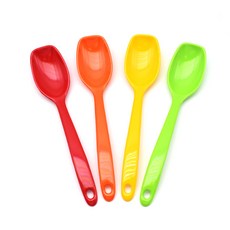 쿡스넷 멜라민 야외스푼 1P (색상랜덤), 본상품선택, 1개