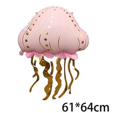 바다 아래 테마 생일 파티 장식 고래 불가사리 배너 가랜드 걸이, 1개, 11. Balloon