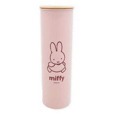 마리모 크래프트 miffy 슬림 티슈 병 핑크 Φ7.6×H23.8cm DBM-1411, 1개