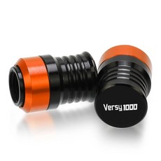 타이어 밸브 공기 포트 커버 캡 오토바이, 9. Orange, 1개