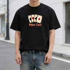 퓨어몰링 남녀공용 통기성 라운드 반팔티 남자 오버핏 빈티지 반팔 티셔츠