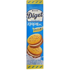 오리온 다이제샌드 바닐라 앤 밀크, 93g, 13개