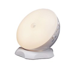 LED磁吸感應USB充電小夜燈 臥室燈, 黃光【充電款】360度旋轉式, 1個