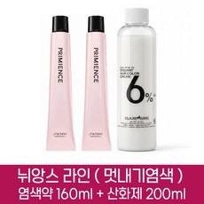시세이도 프리미언스 뉘앙스 염색약 N9 2개분 ( 1제 160g + 2제 6% 산화제 200ml ), 2개