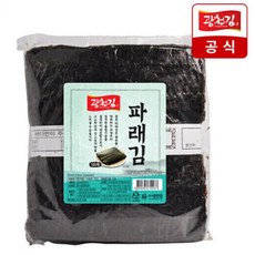 광천김 최신수매 햇 파래김 생김 마른김 제철, 1개, 160g