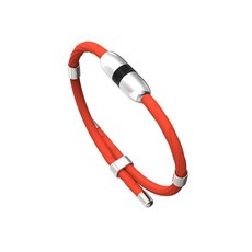 台灣精選 熱銷新款防靜電手環 負離子去靜電手環 無線硅膠消除靜電手鍊 情侶手環, 【中國紅】靜電手環, 1個