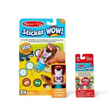멜리사앤더그 와우 스티커 강아지 & 리필 스티커 200매 세트, 멜리사앤더그 와우 스티커 강아지 & 리필 스티커 200