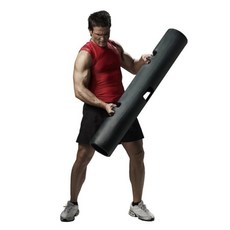 【Fitek】16公斤 VIPR多功能訓練炮筒／負重健身／炮管訓練／重量訓練核心訓練猛男肌肉養成, 黑色