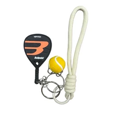 쿠쿠스토어 미니 테니스 라켓 열쇠고리 액세서리 남녀공 다기능 장식 휴일 파티에 적합 애호가를 위한 이상, 01 gongniu-padel orange