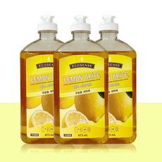 멜라루카 주방세제 레몬브라이트 본품 + 메이크업퍼프증정, 3개, 473ml