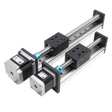 볼스크류 테이블 가이드 슬라이드 리니어 레일 샤프트, 1개, 100mm 스트로크