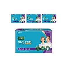 디펜드 안심 언더웨어 프리미엄 중형 요실금 남녀공용 성저귀 14PX4팩 +금액대별 네이버페이, 14개입, 4박스