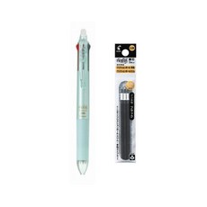 파이롯트 유성펜 프릭션 3색 슬림 0.38mm 펄그린바디+ 유성리필심 0.38mm 블랙(3개)