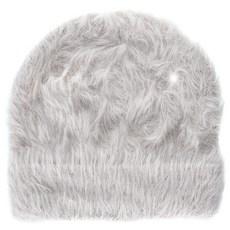 Velvet by Graham & Spencer 여성용 Tasha Feather Yarn 비니 모자 블러쉬