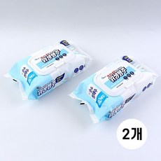 99.9% 향균으로 세균닦는 위생행주80매 캡형 일회용 행주 강력엠보싱 순수정제수, 2개