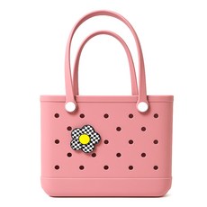 솔레비타 EVA 방수 젤리 목욕 수영가방 비치백, 누드핑크