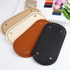 가방부자재 뜨개질 소꼬발 가방바닥, 02라운드사각중형2512골드베이지, 1개