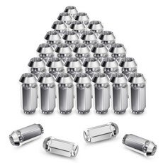 EVIL ENERGY M14x1.5 크롬 휠 러그 너트 세트 32피스 쉐보레 실버라도 램 GMC 시에라 2500 3500 포드 F250 F350 1.9cm(3/4인치) 19