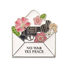 아트박스/로고마크 NO WAR YES PEACE 뺏지