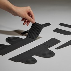 메이튼 팰리카빈 팰리세이드 LX3 튜닝 용품 디올뉴 펠리세이드 하이브리드 호환 안티노이즈 패드, 1개