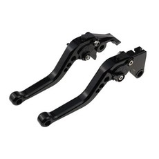 오토바이 브레이크 클러치 레버 조정 핸들 세트에 적합, 1. 147mm black, 기본
