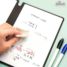 휴대용 화이트보드 블랙 양면 미니 학습 보드 마카펜 메모 스케치 노트 빅캣마켓