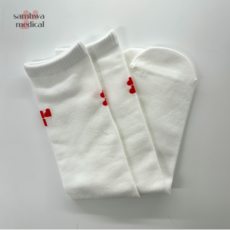 국산 의족 양말 얇은 거 하퇴용 양말 (36cm) 자체제작, 2장