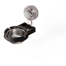 壁掛式免打孔 可拆卸清洗, 吸盤菸灰缸-黑色, 1個