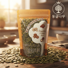 동글나무 갓 구운 호박씨, 1개, 300g
