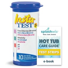 Hot Tub Test Strips 3-in-1 | Spa Water Test Kit for Chlorine Bromine pH & Alkalinity | Quick Dip, Hot Tub Test Strips 3-in-1 | S