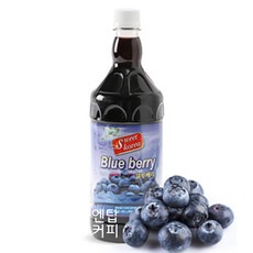 스위트코리아 블루베리 1000ml x 12개/음료베이스, 1L, 12개